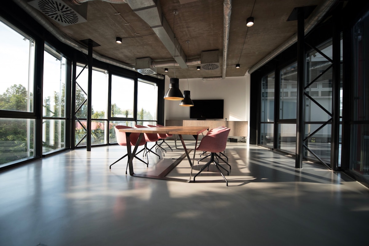 A quiet modern office used for research and analysis